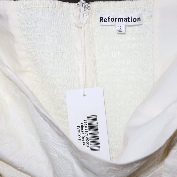 Reformation White Lace Edessa Dress - Picture 5 of 13